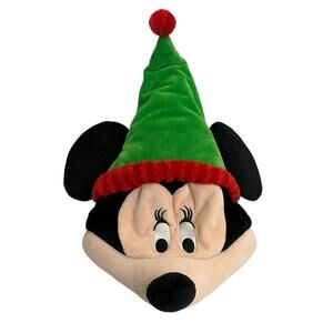 Disney Minnie Mouse Plush Christmas Hat